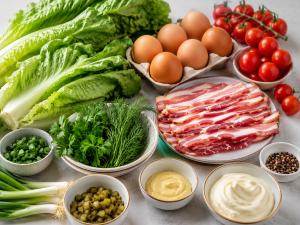 Bacon Egg Salad Lettuce Wraps 