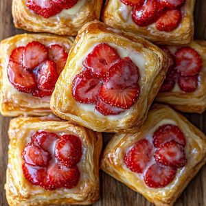 Strawberry Cream Cheese Puff Pastry