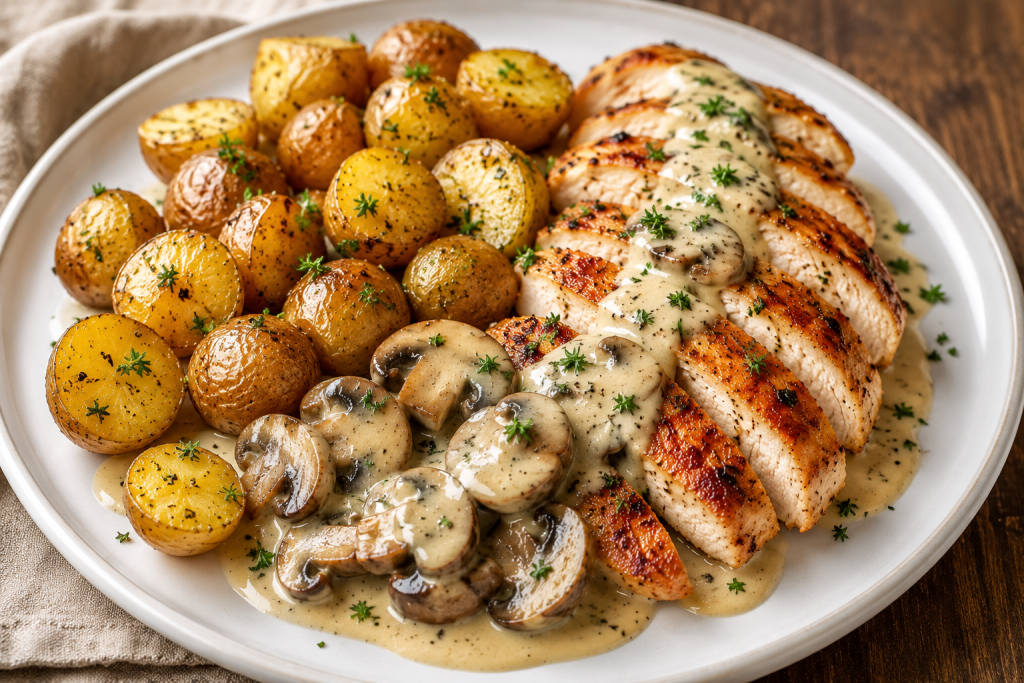 Creamy Mushroom Chicken