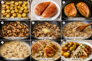 Creamy Mushroom Chicken 