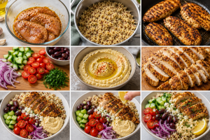 Make a Mediterranean Chicken Bowl